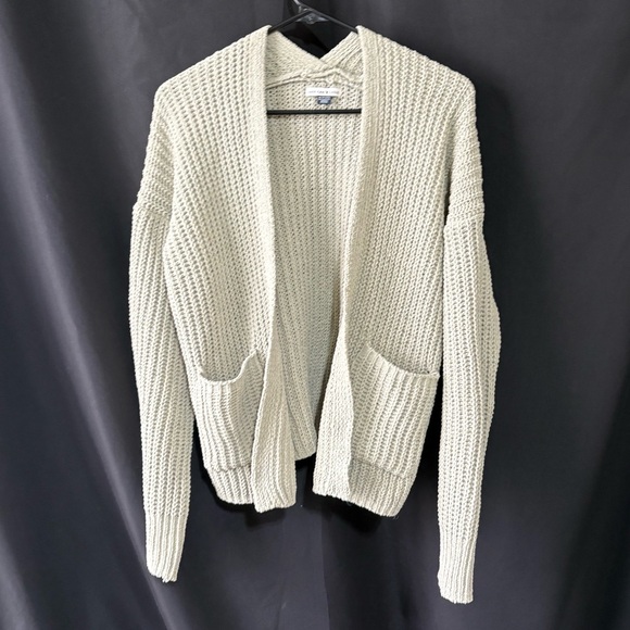 American Eagle Chenille Open-Front Cardigan - Picture 3 of 6